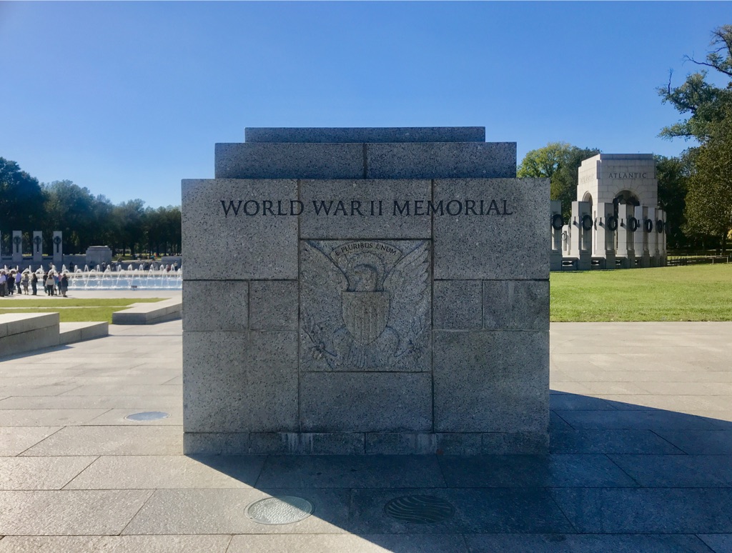 View of the World War II Memorial