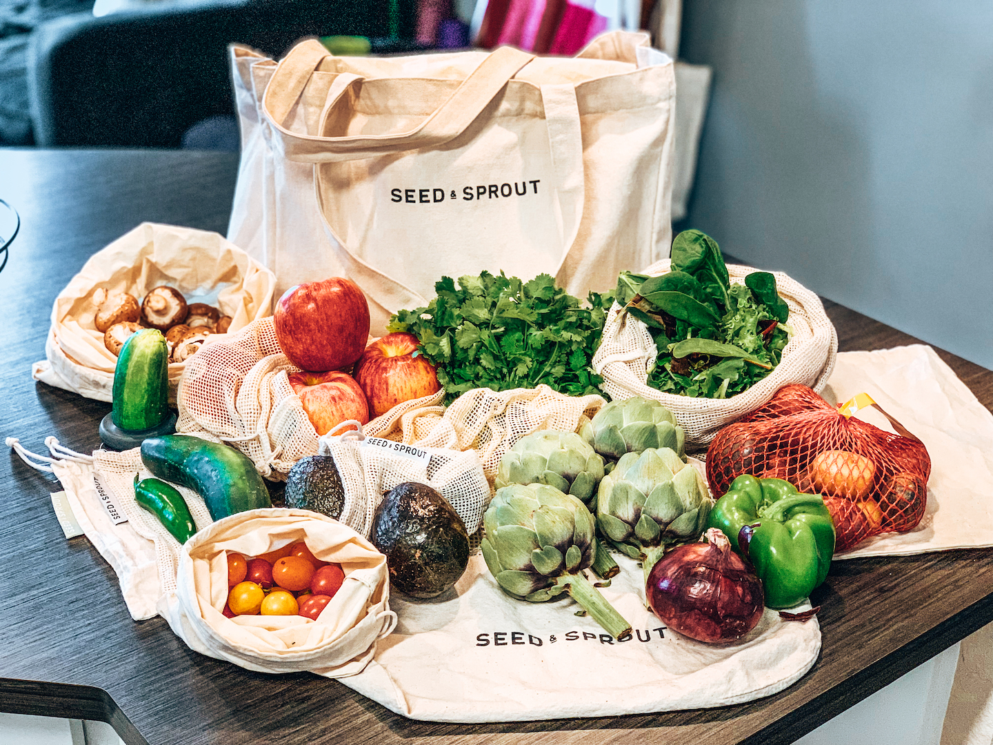 Seed & Sprout Eco Produce Bags