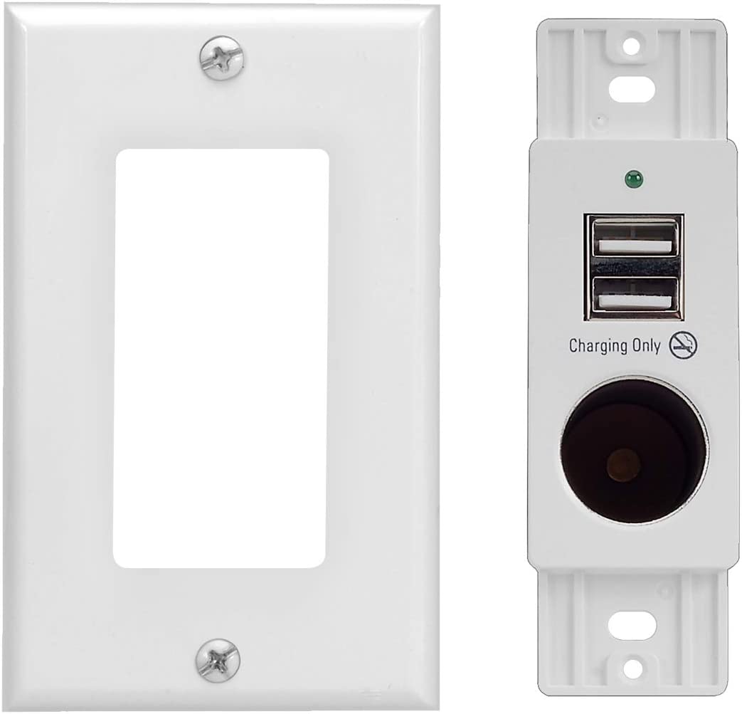 12v USB Wall Outlet