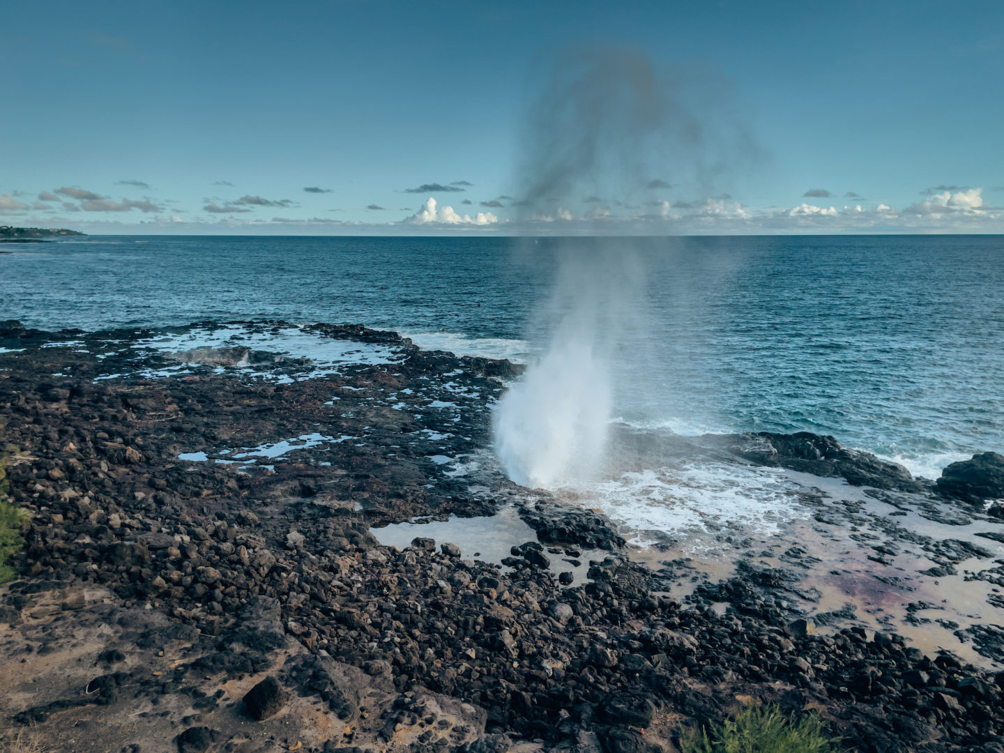 Spouting Horn Blowhole - Poipu, Kaua'i