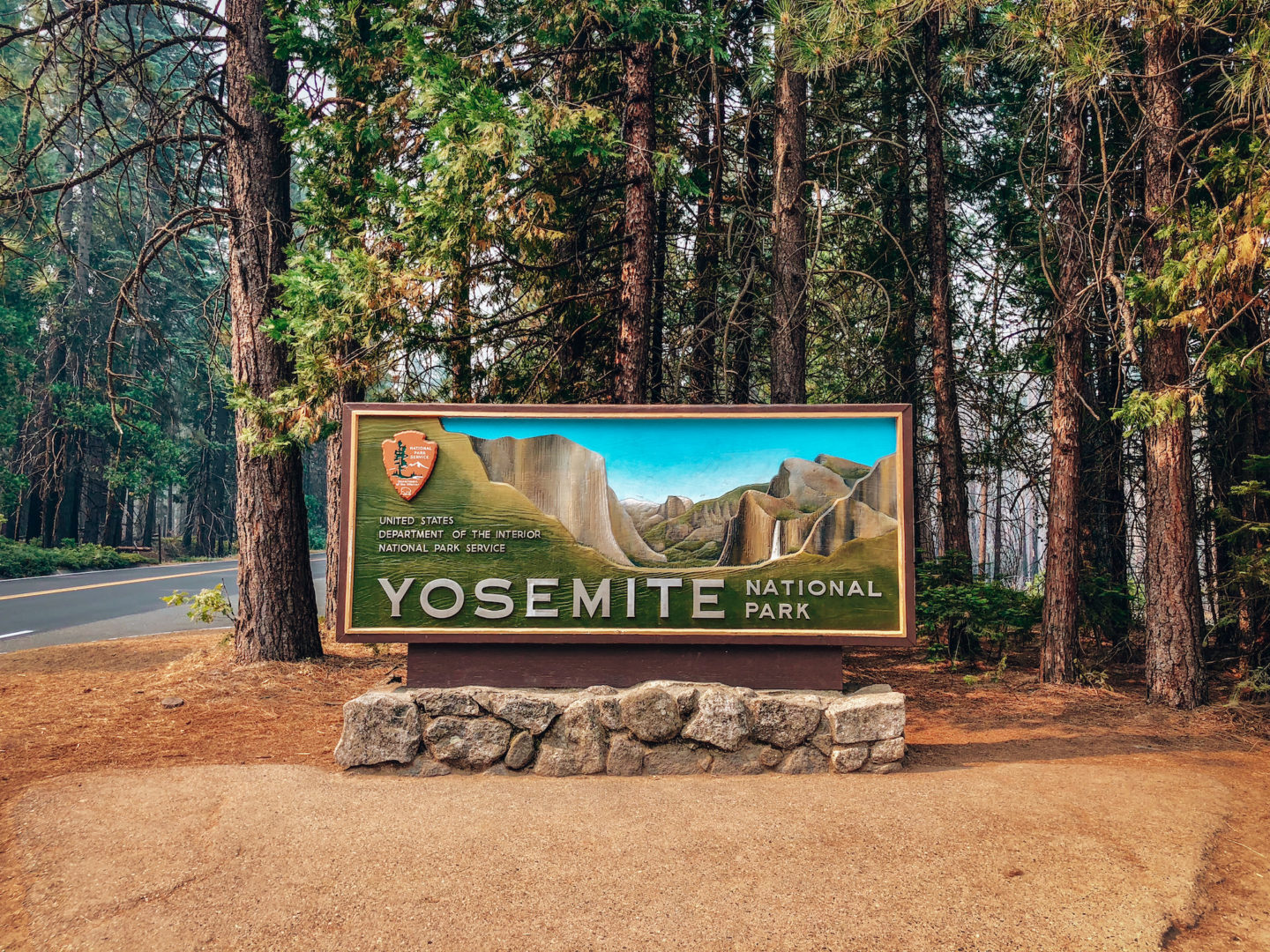 Big Oak Flat Entrance - Yosemite National Park, California