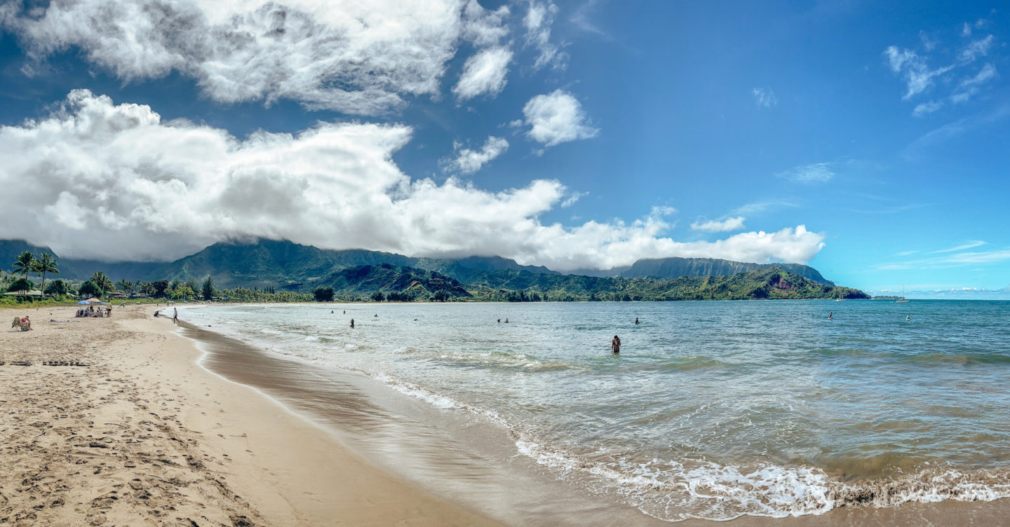 Hanalei Bay Beach - Hanalei Bay, Kaua'i