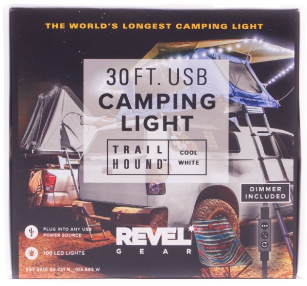 REVEL GEAR Trail Hound 30 ft. Camping Light