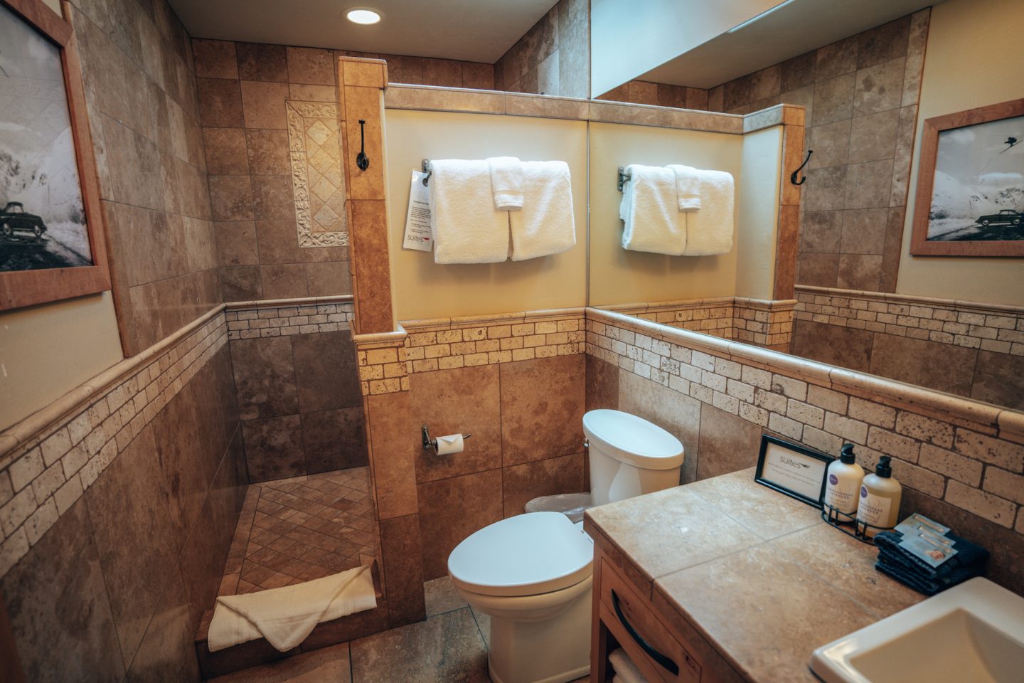 Bathroom at Wall Street Suites