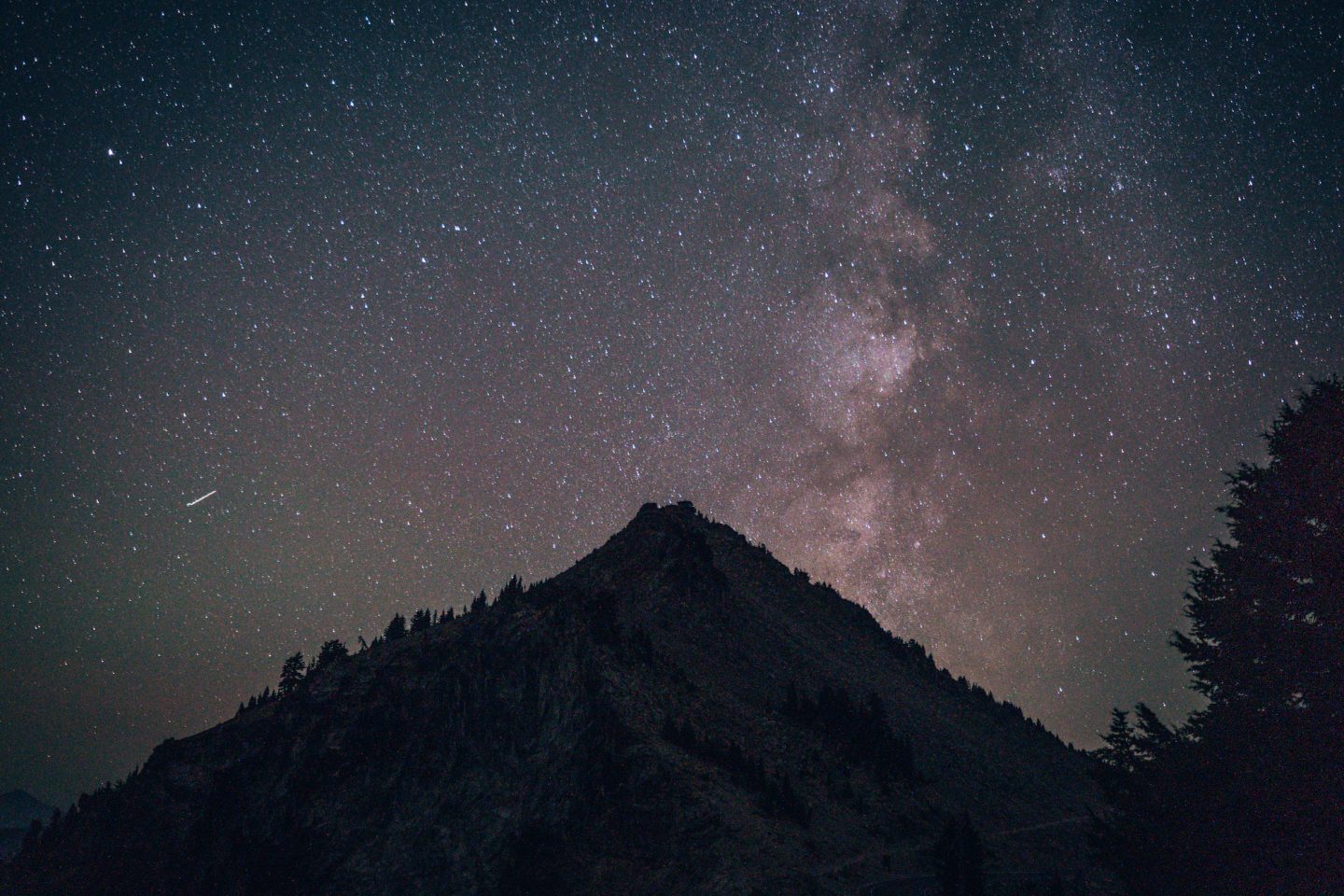 Milky Way above Watchman Peak