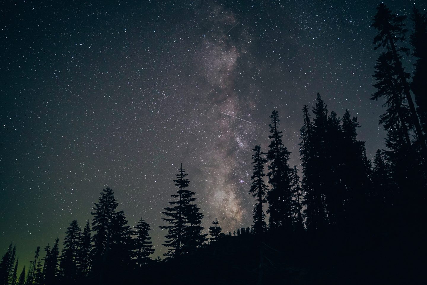 Milky Way Sky in Lassen Volcanic National Park - California