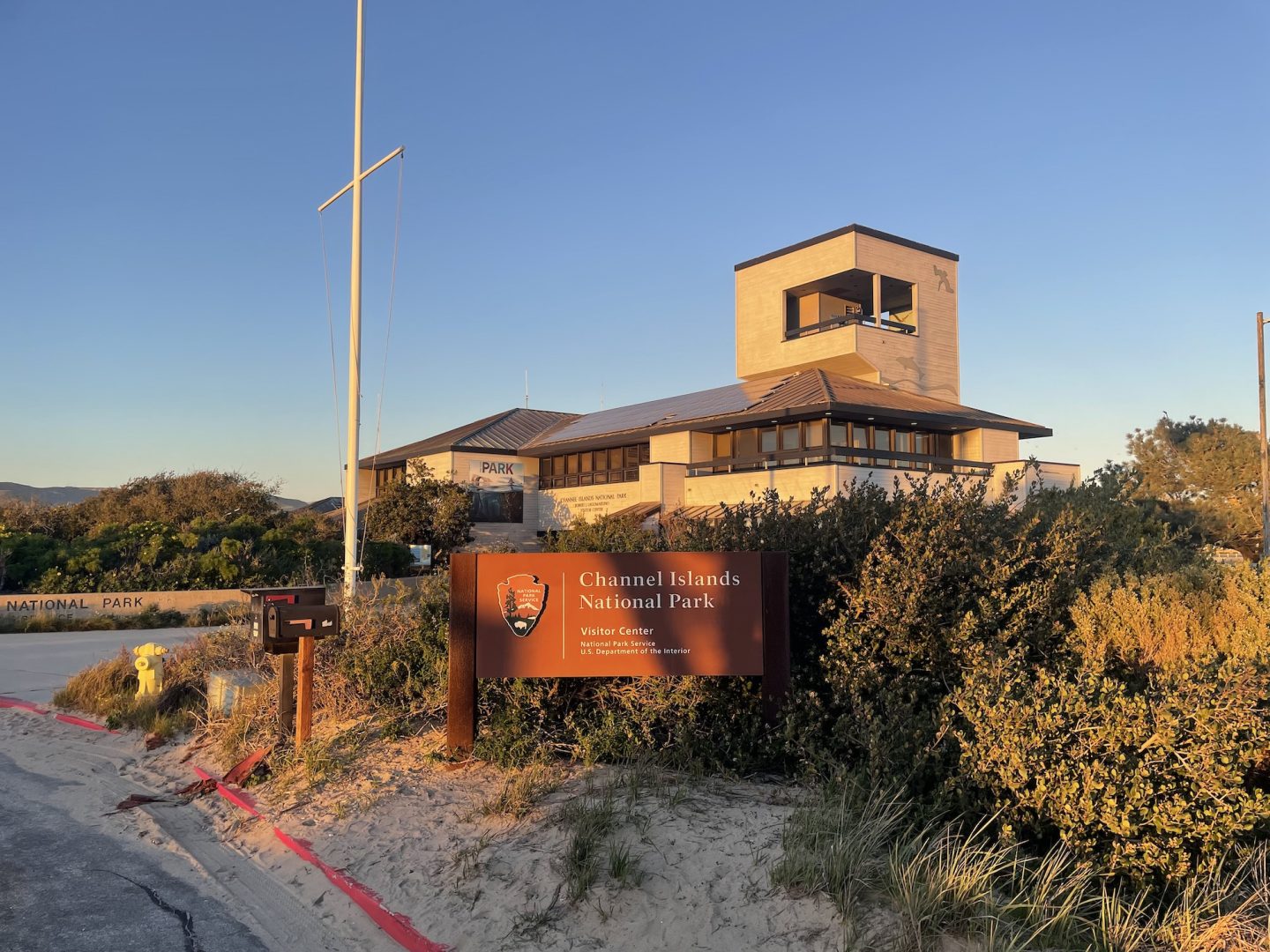 Channel Islands National Park Entrance Sign & Visitors Center - Ventura, California