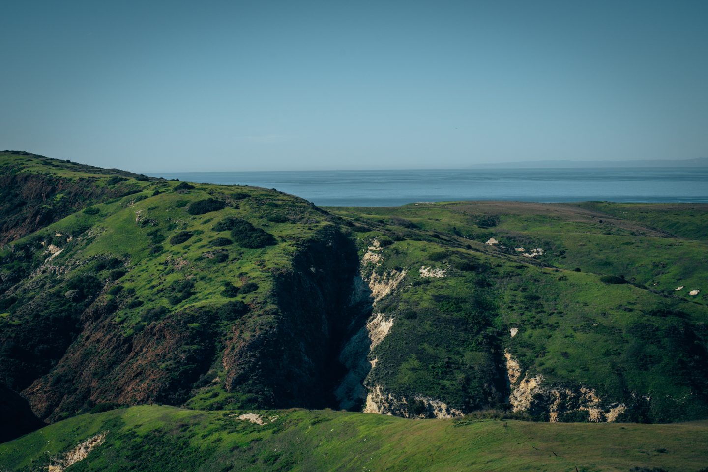 View of scorpion Canyon - Santa Cruz Island