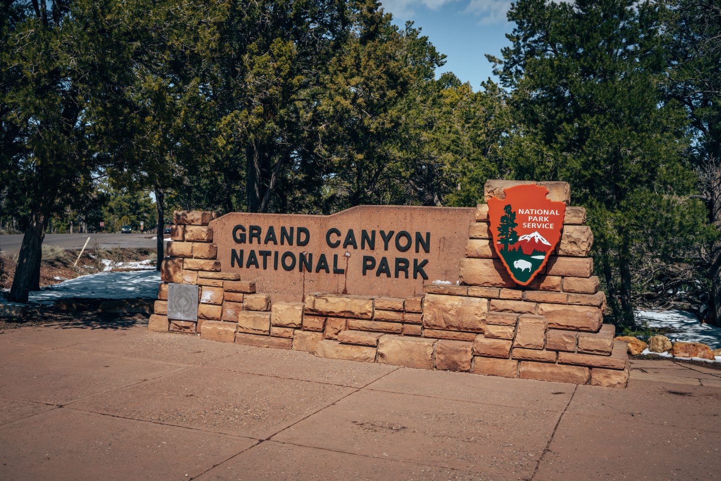 South Entrance to Grand Canyon National Park - Arizona