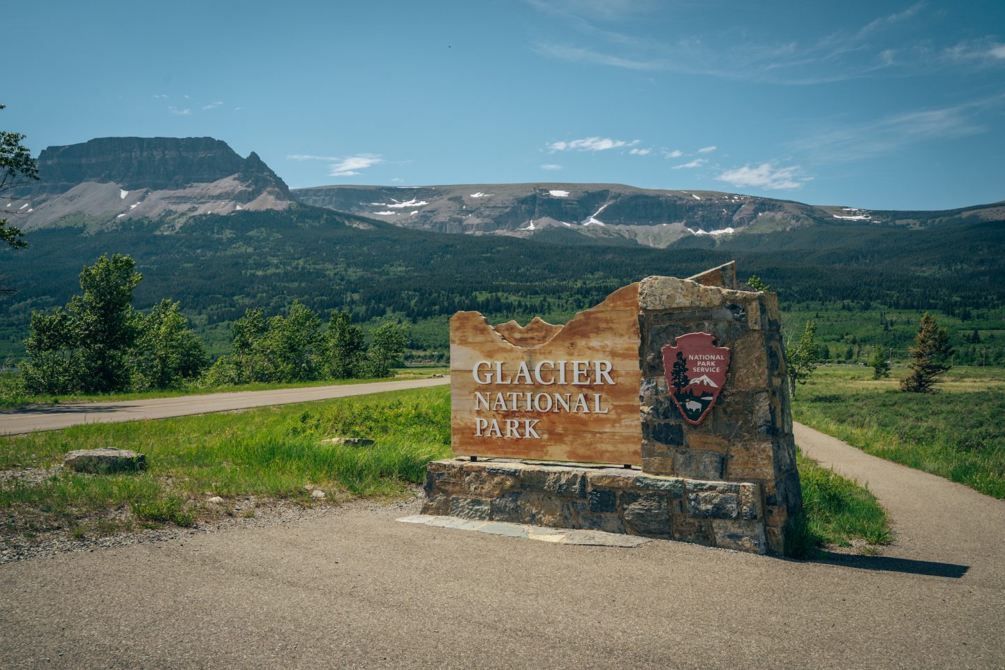 East Entrance - Glacier National Park in Montana