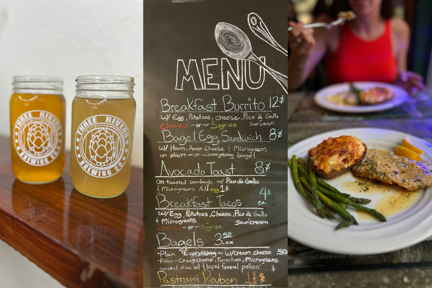 Eat & drink like a local in Three Rivers