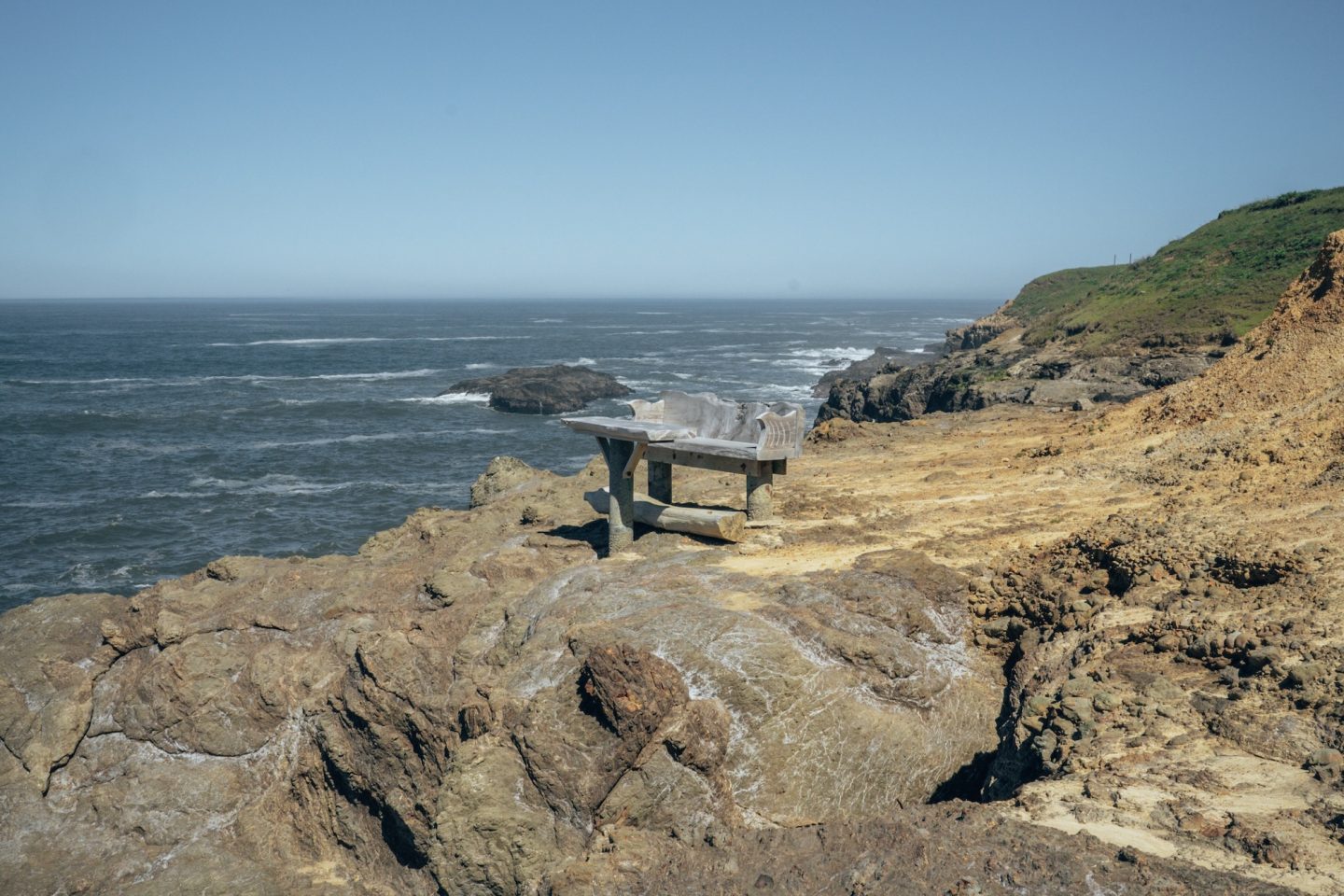 Viewing Bench - The Inn at Newport Ranch, Fort Bragg