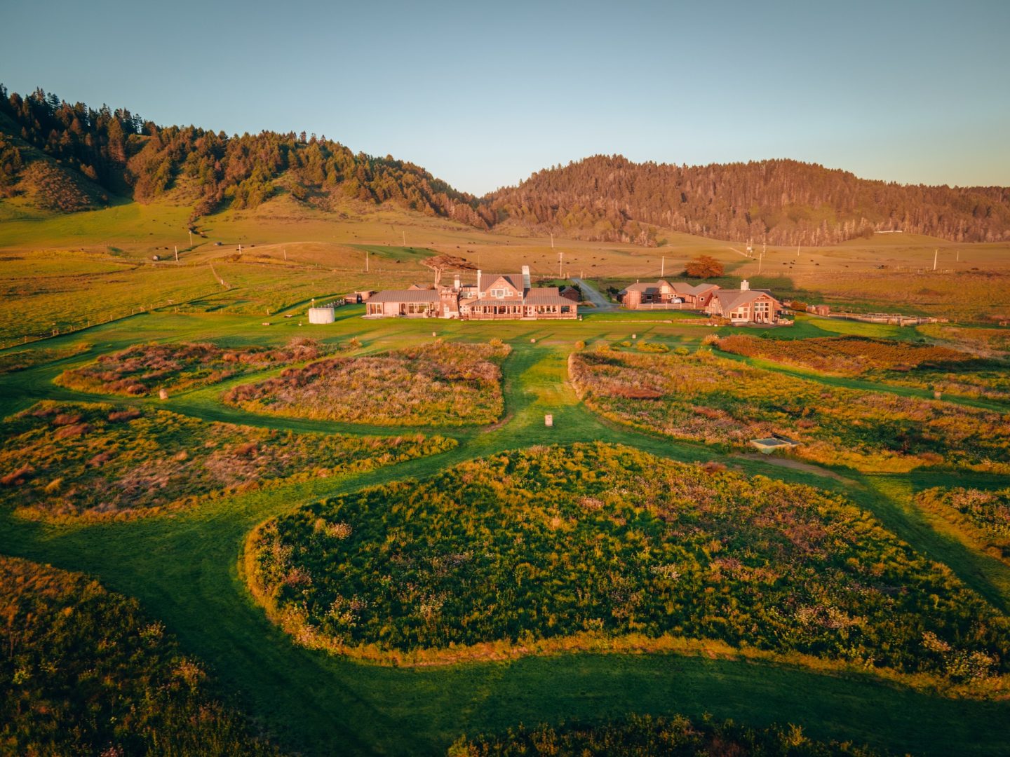 Walking paths on The Inn at Newport Ranch property - Fort Bragg, California