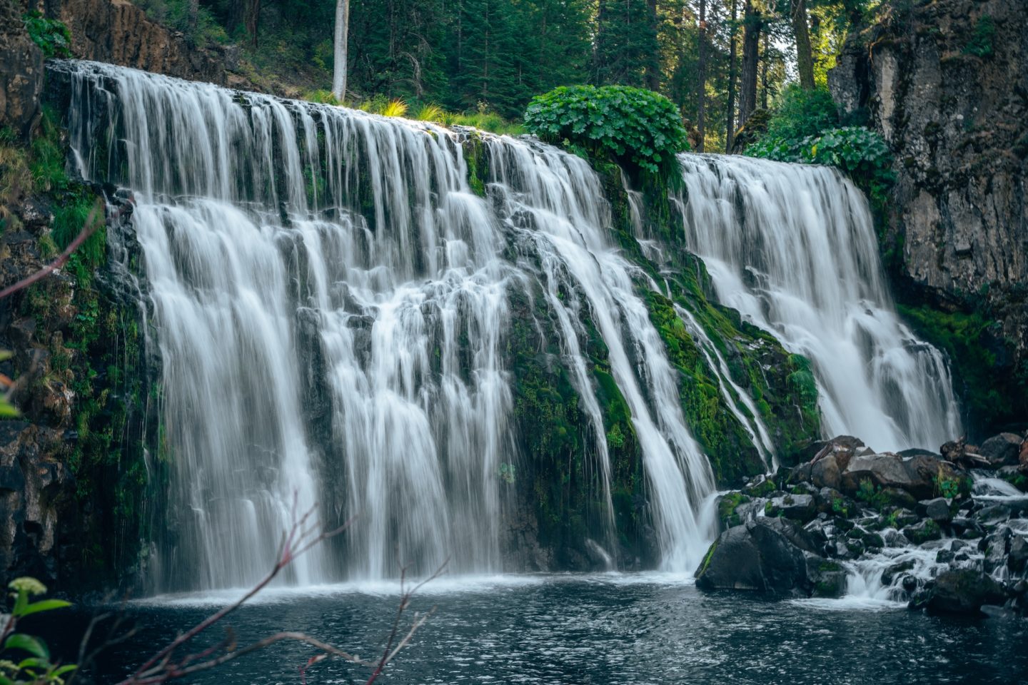 Middle McCloud Falls - McCloud, California