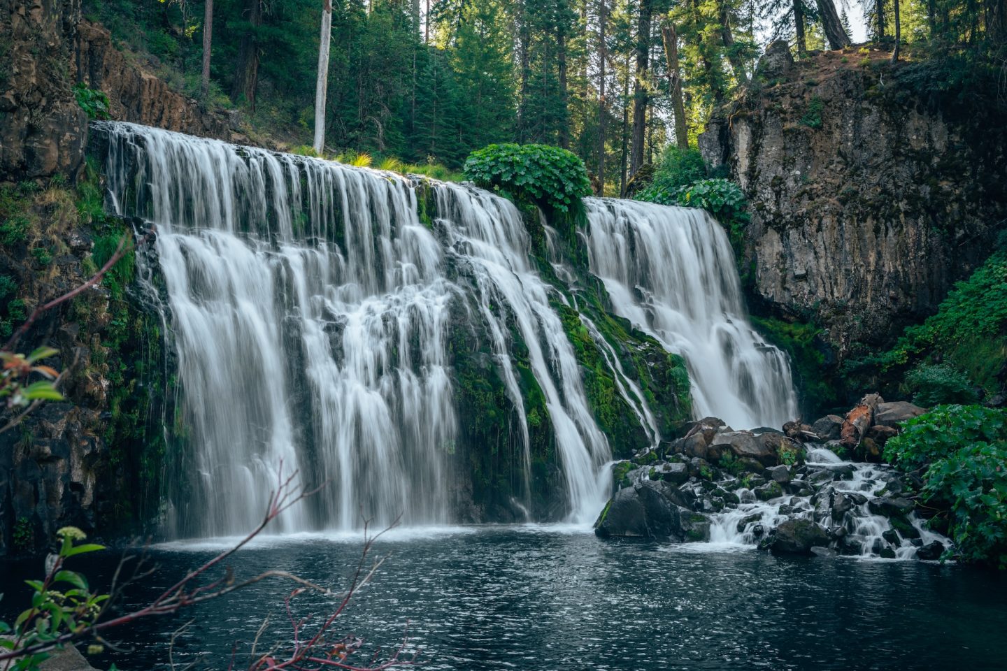 Middle McCloud Falls - Mount Shasta, California