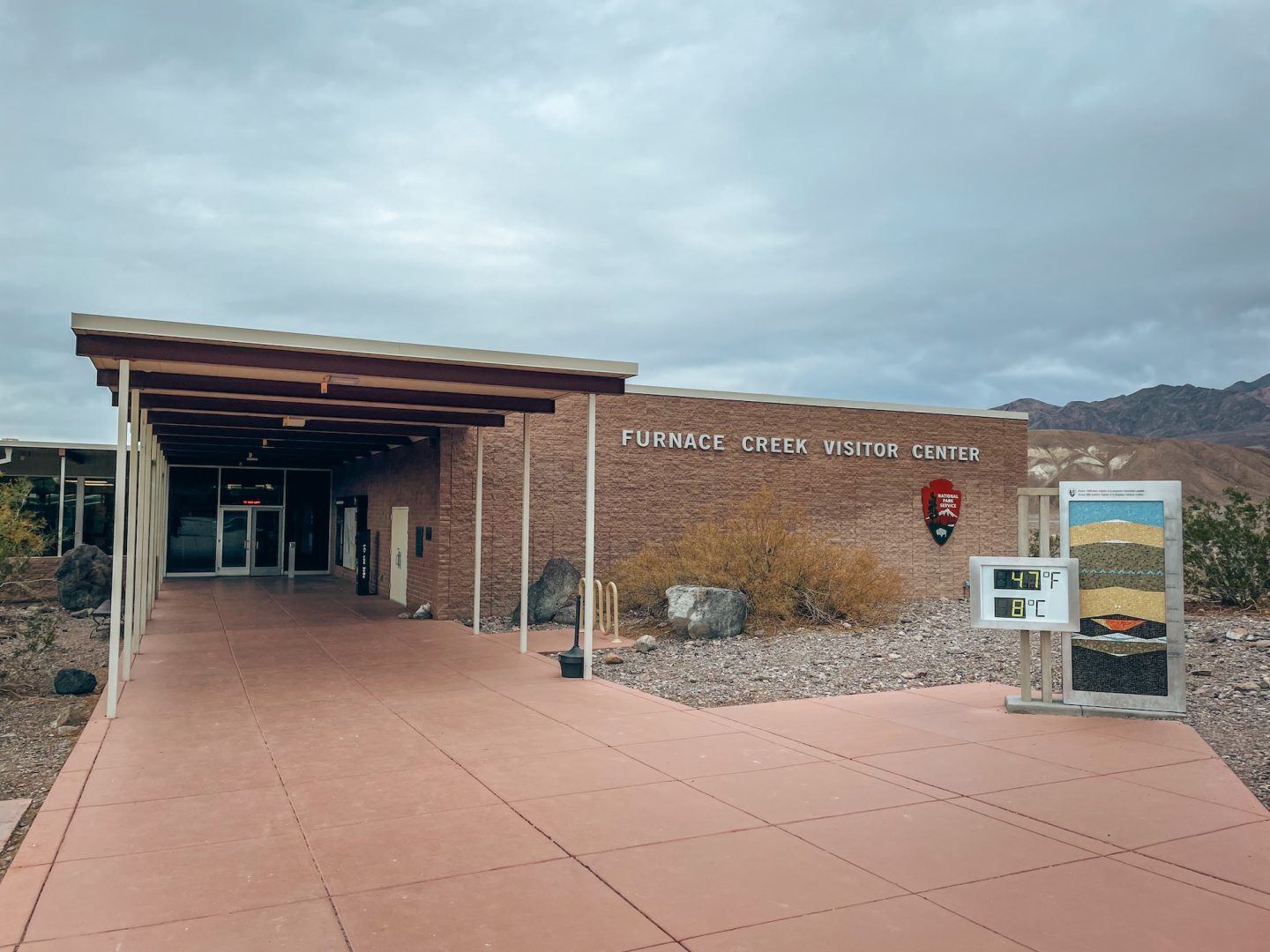 Death Valley Temperature - Furnace Creek Visitor Center, Death Valley National Park