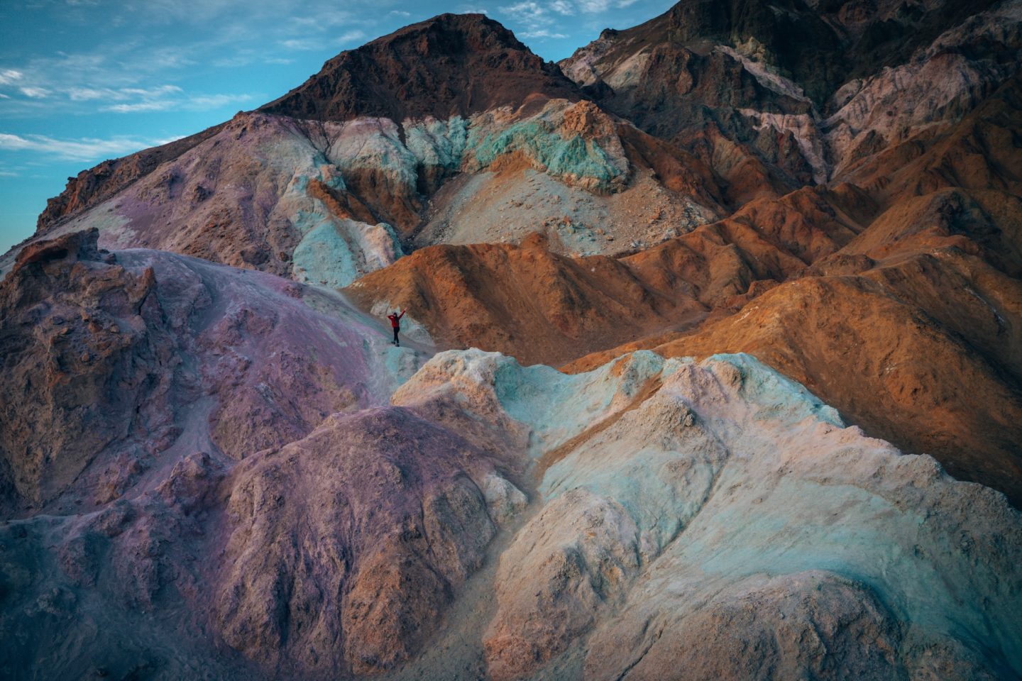 View of Artist's Palette Death Valley