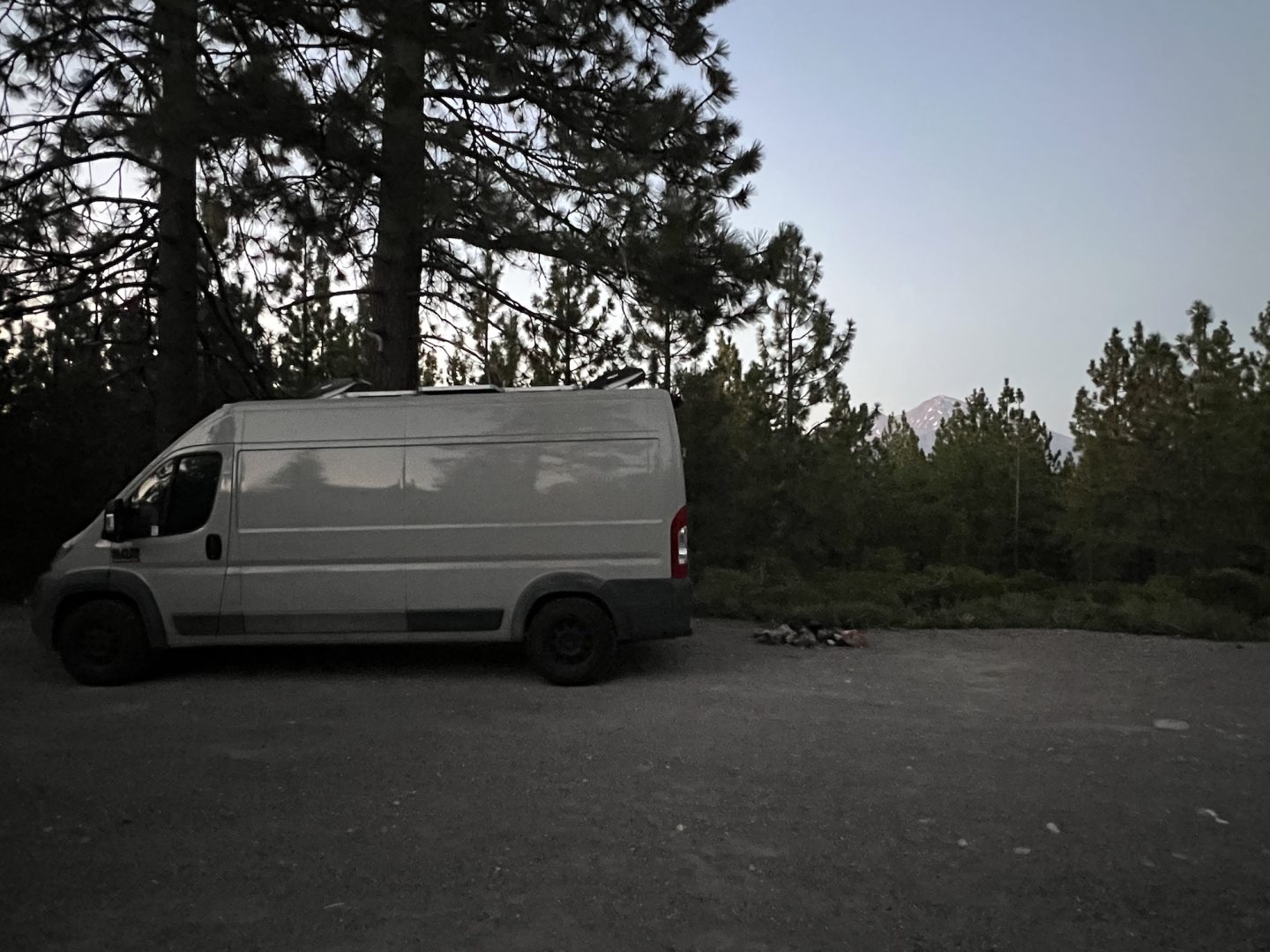 Dispersed camping near Mt Shasta - California