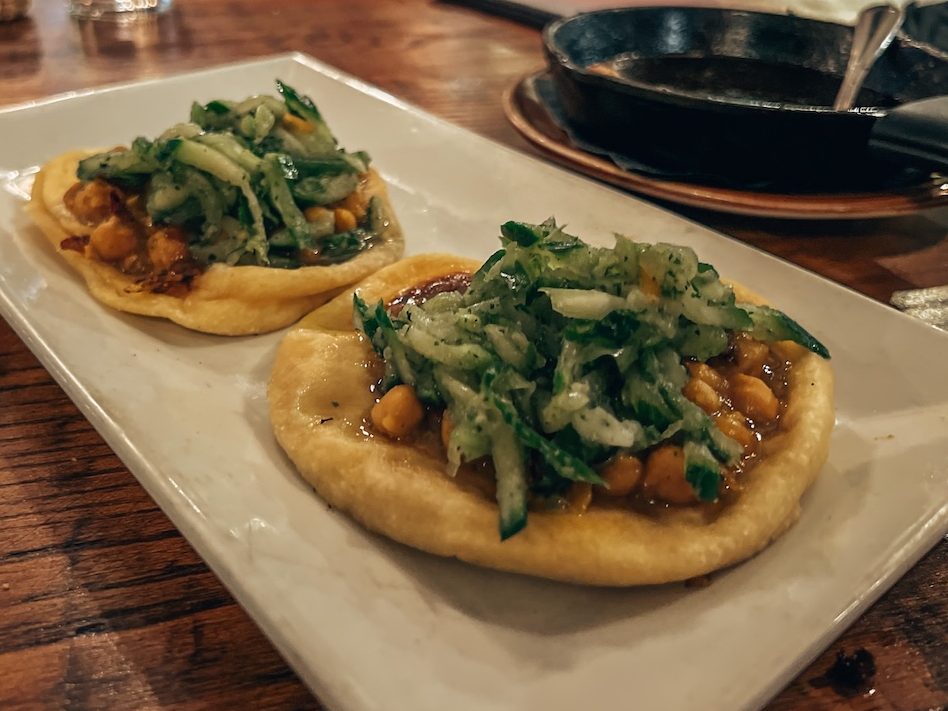 Appetizers at Oyo restaurant in Pleasanton California