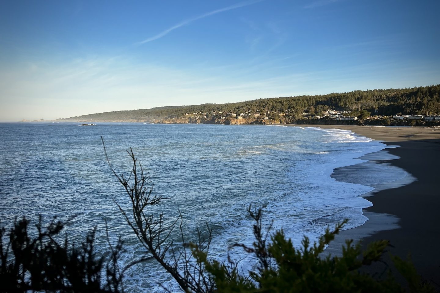 View of Gualala from Gualala Point - Gualala, California
