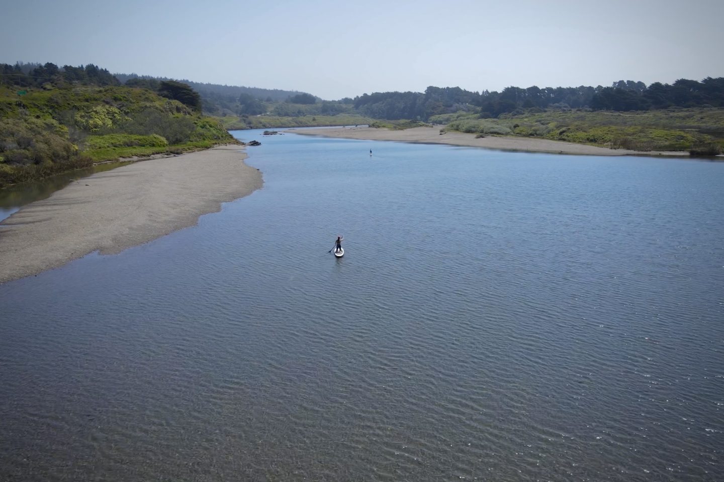 Paddle Boarding on the Gualala River - Gualala, California