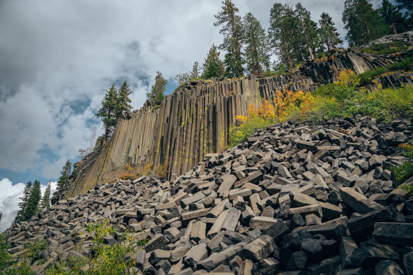 Devils Postpile National Monument - Mammoth Lakes Area, California