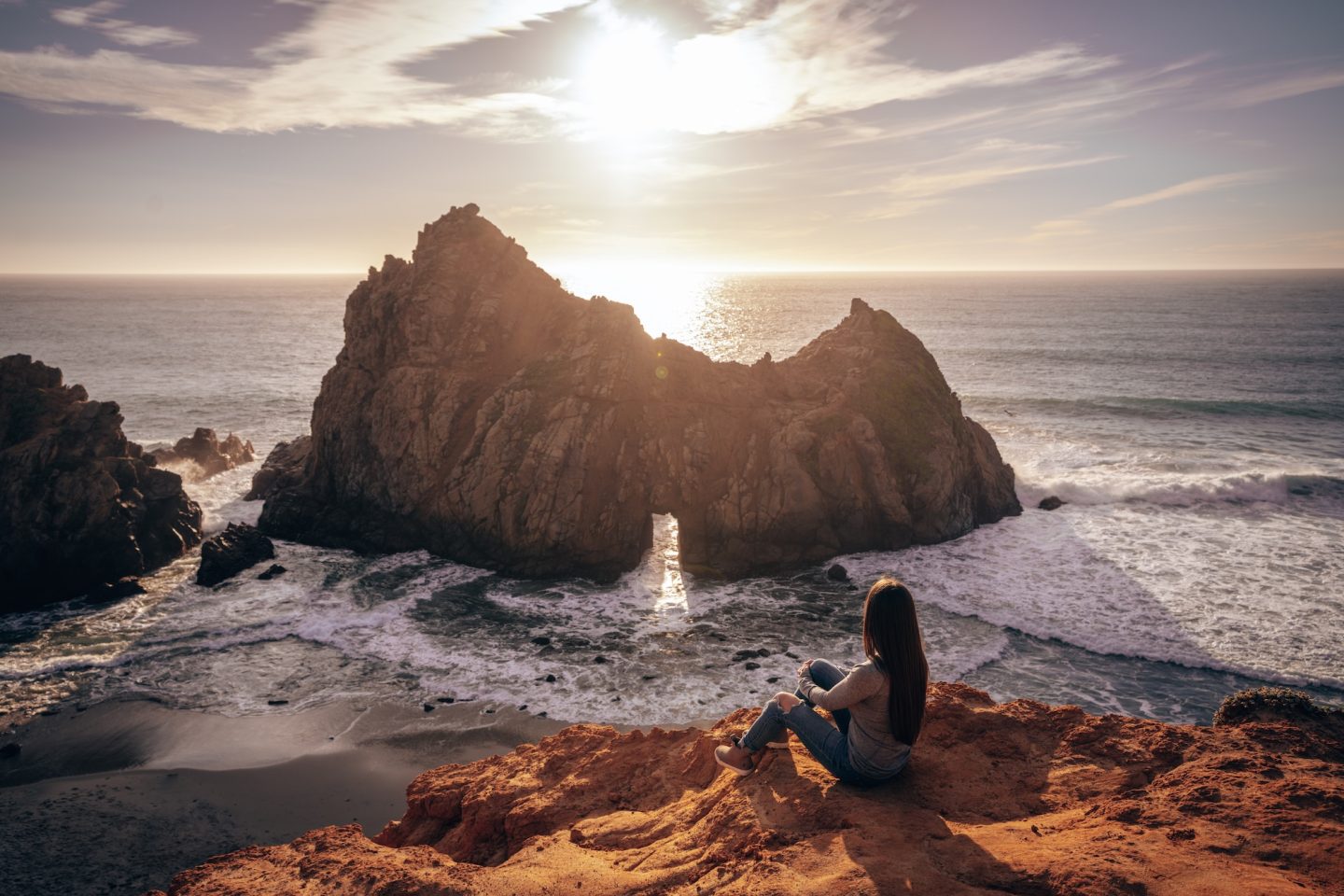 Weather at Pfeiffer Beach - Big Sur, California