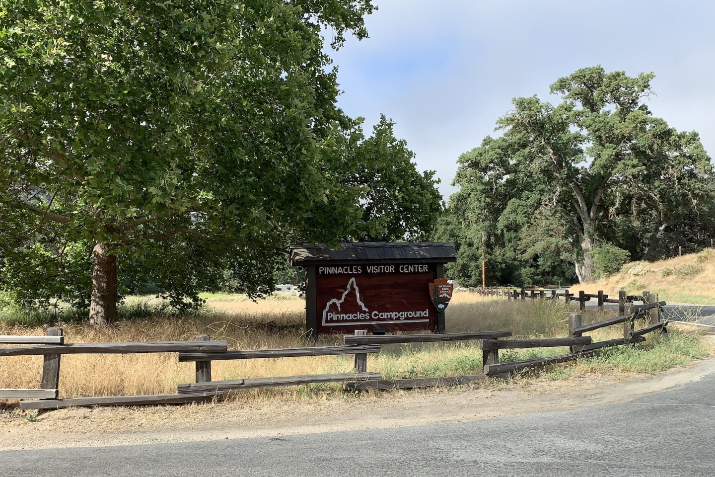 Vistor Center & Campground Sign - Pinnacles National Park, California