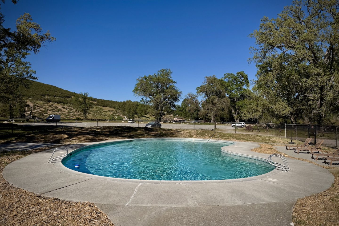 Seasonal pool at Pinnacles National Park - California