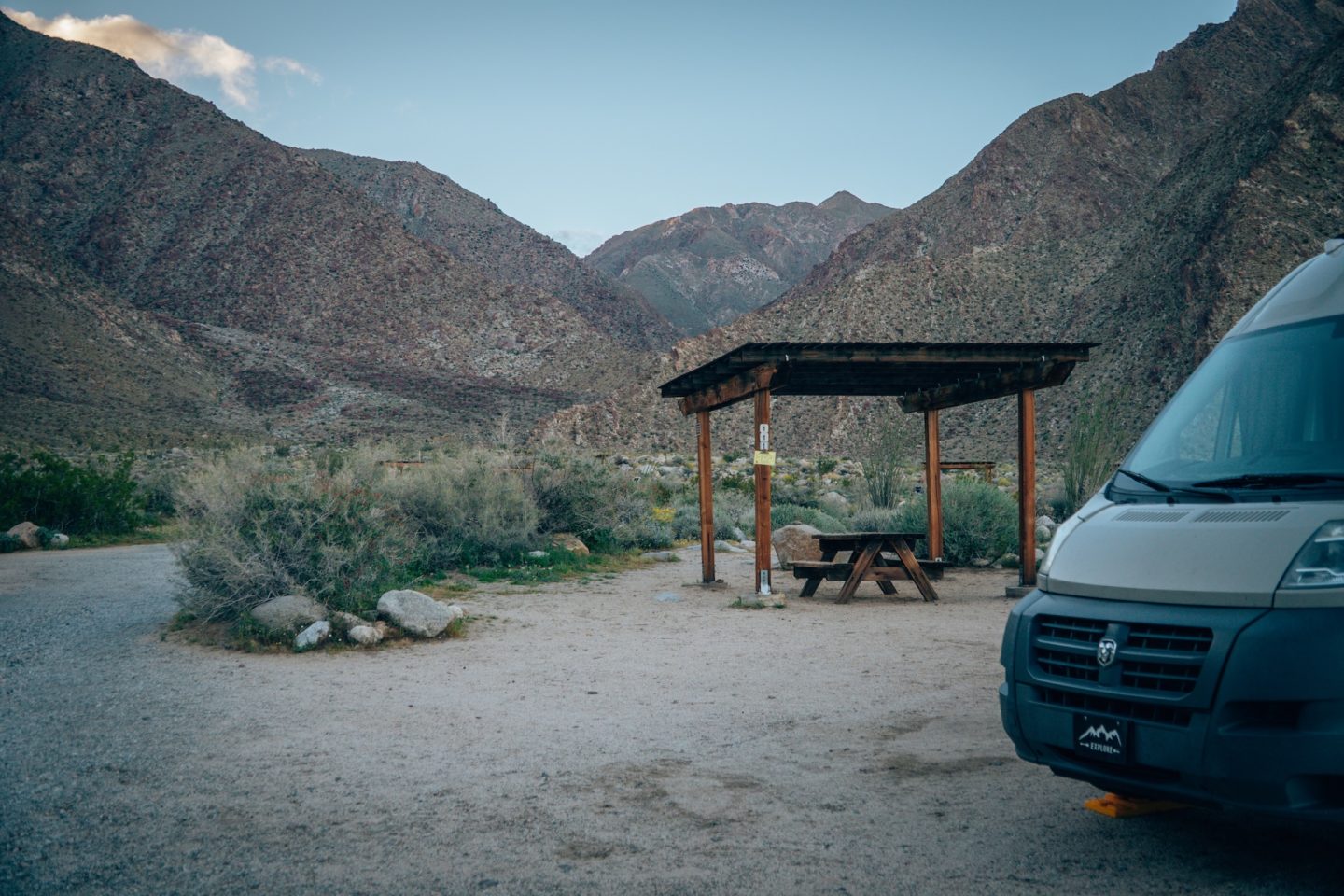 Borrego Palm Canyon Campground - Anza Borrego Desert State Park, California