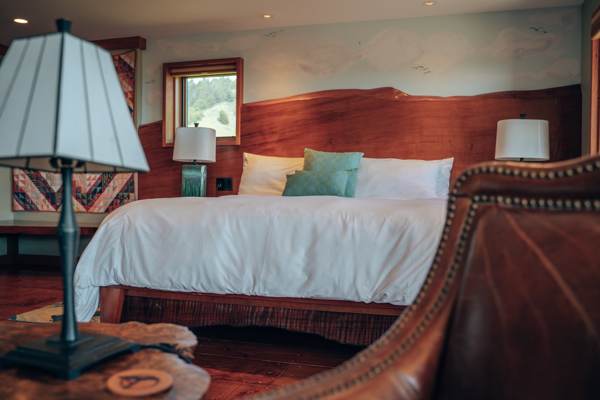 Bespoke guest room at Inn at Newport Ranch