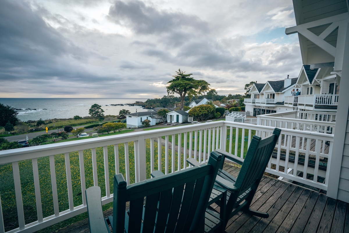 Ocean views at Little River Inn - Mendocino, California