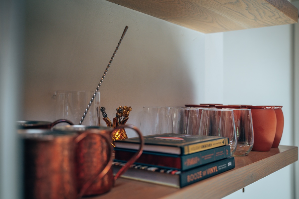 Thoughtfully curated details at Mendocino Tree House