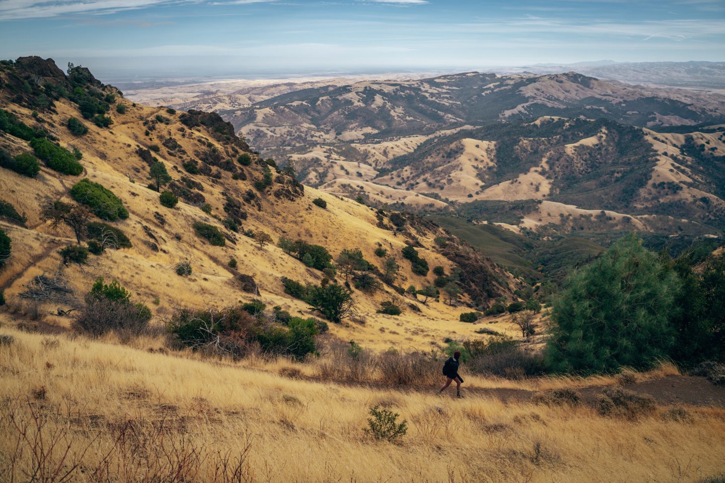 Valley views from Mount Diablo