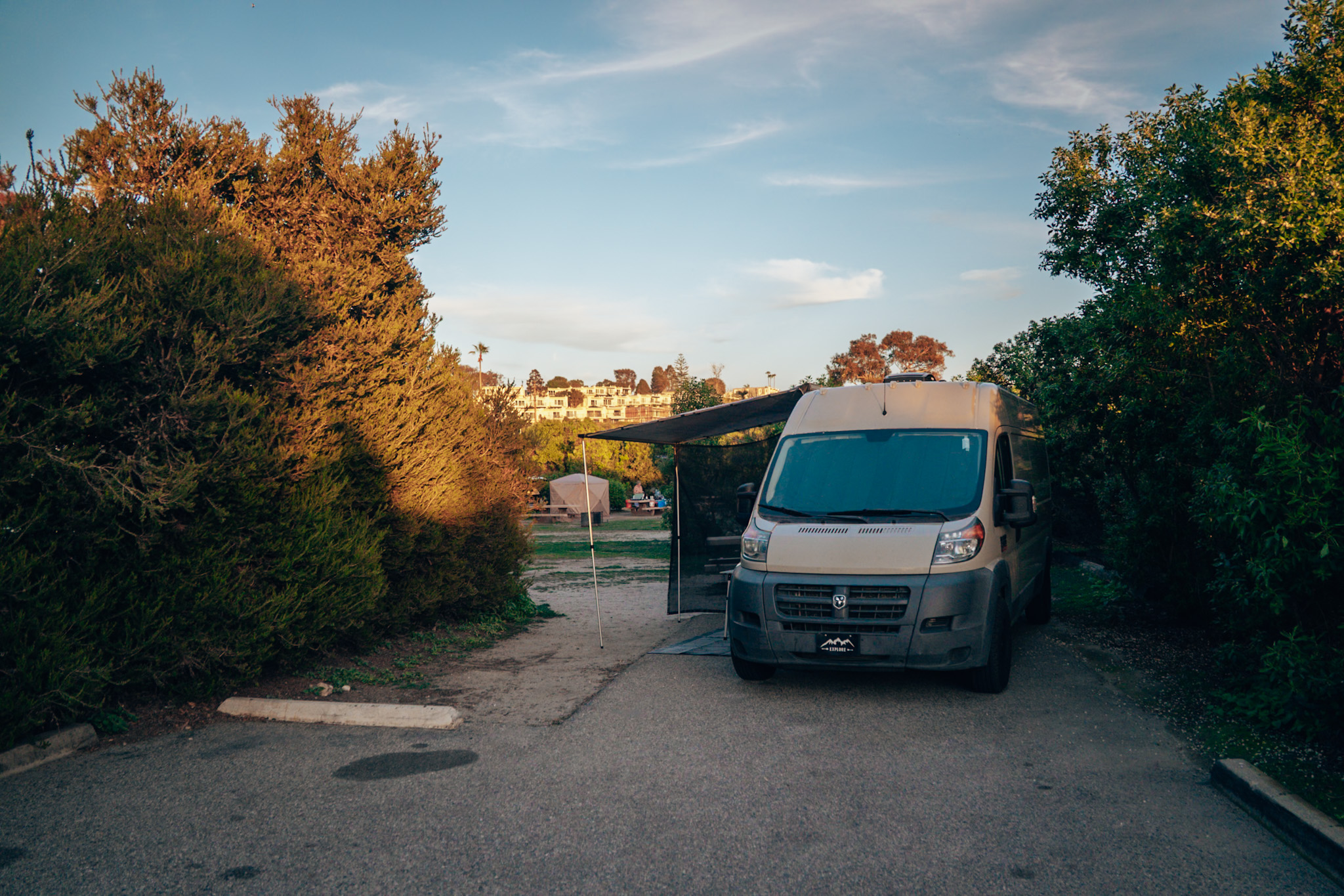 Campsite at Doheny SB Campground - Dana Point