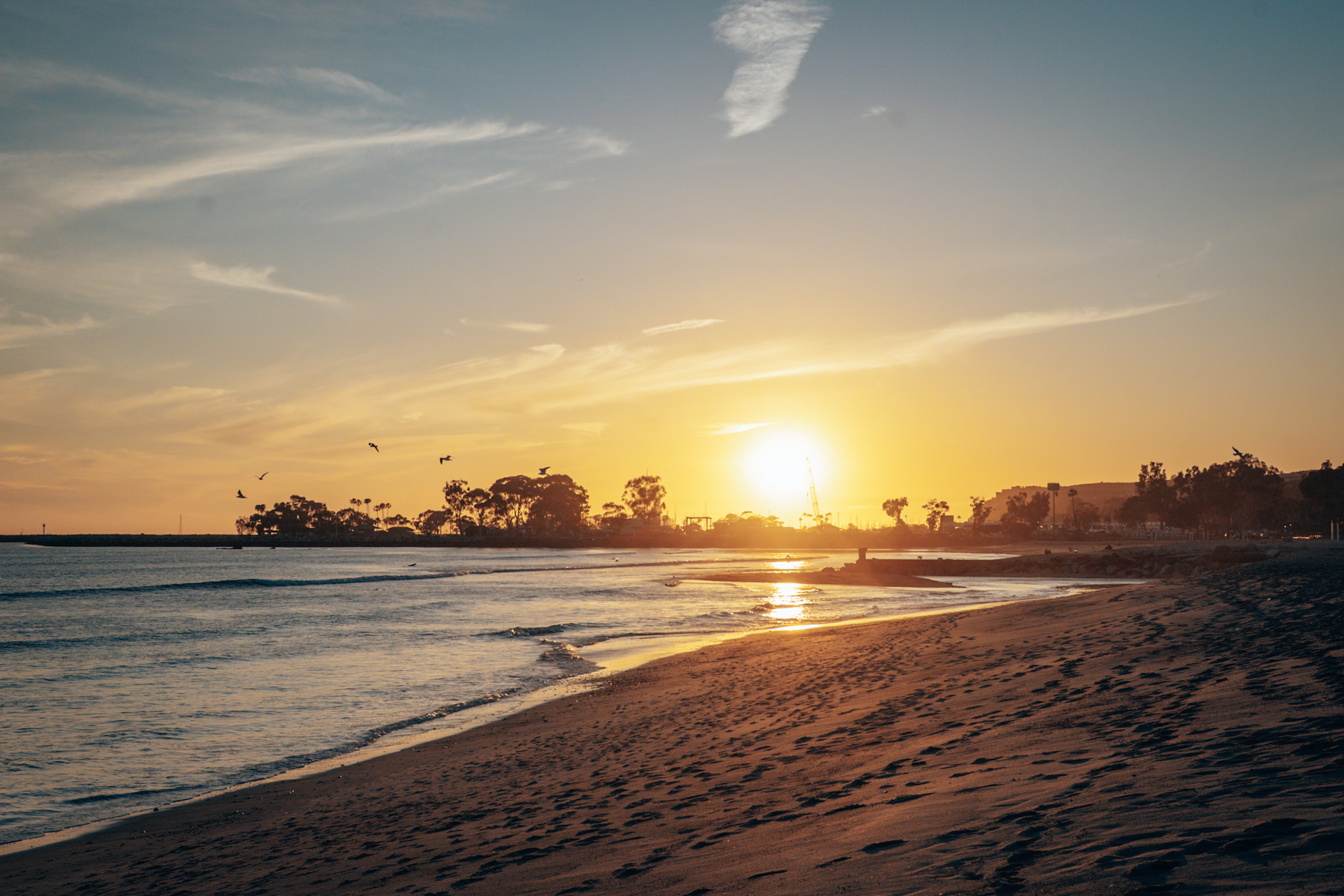 Sunset at Doheny State Beach | Southern California Campground