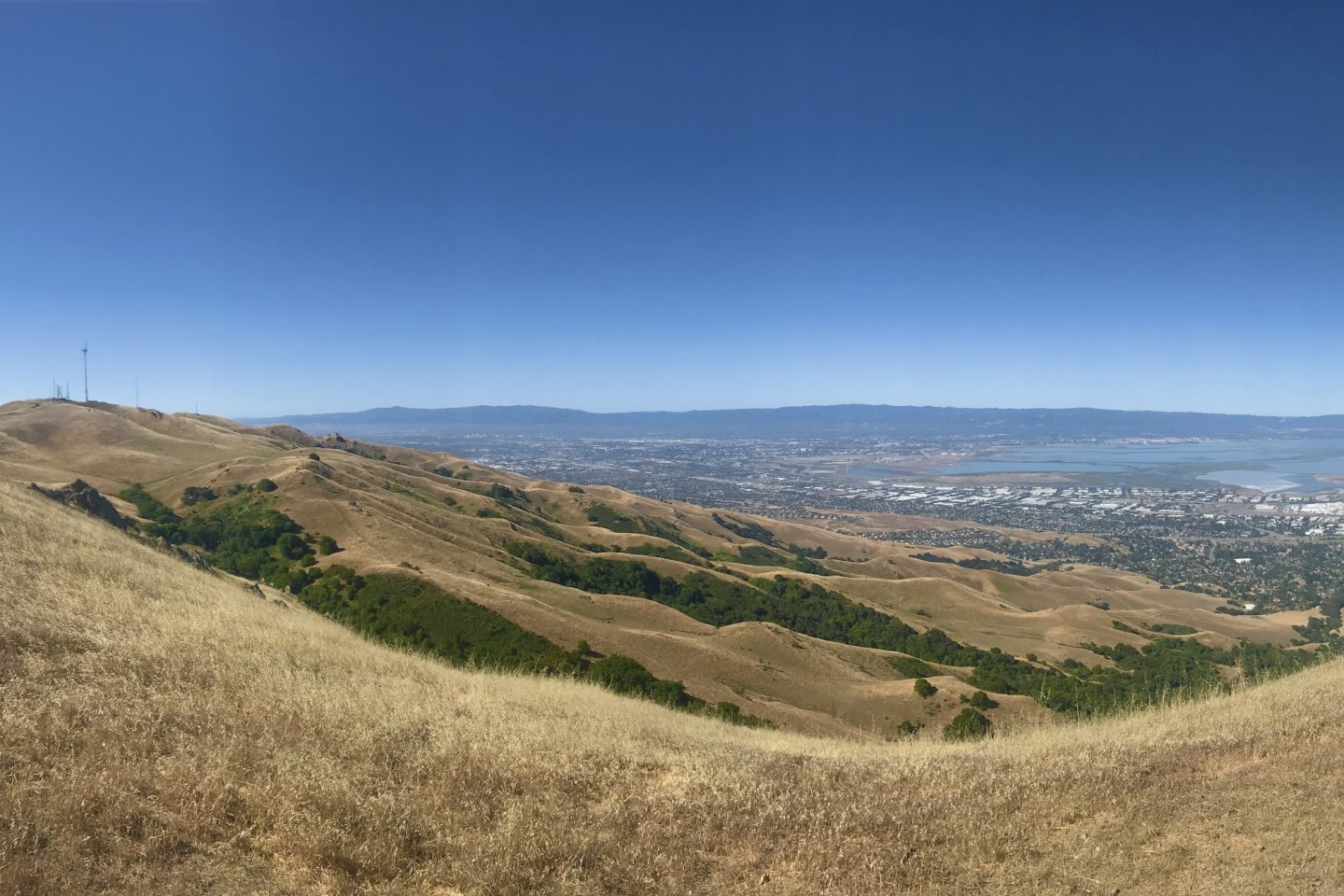 View of San Francisco Bay Area from Mission Peak
