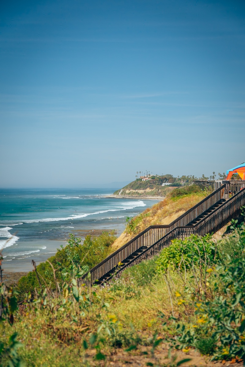 Campground beach access at San Elijo SB